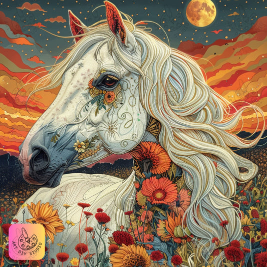 Artdiystudio Floral Spirit Of The Wild Diy Diamond Painting Kit Capture Natures Beauty 8