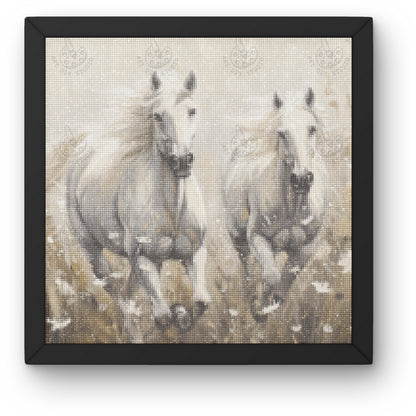 Artdiystudio Free Spirits In Bloom Diy Diamond Painting Kit Celebrate The Beauty Of Horses In Motion 3