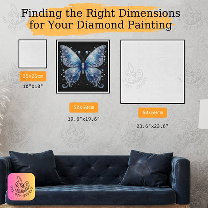 Artdiystudio Frosted Jewel Butterfly Diamond Painting Kit Create Your Masterpiece Product Image 2