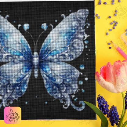 Artdiystudio Frosted Jewel Butterfly Diamond Painting Kit Create Your Masterpiece Product Image 7