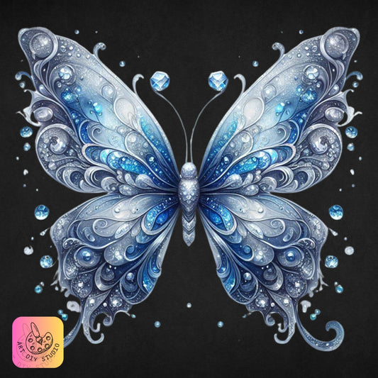 Artdiystudio Frosted Jewel Butterfly Diamond Painting Kit Create Your Masterpiece Product Image 8