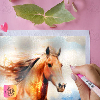 Artdiystudio Galloping Freedom Diamond Painting Kit Unleash Your Inner Spirit 5