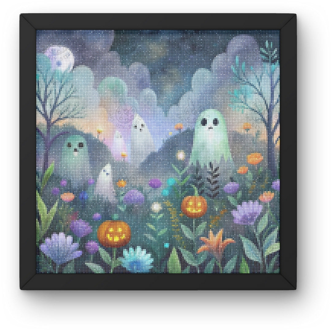 Artdiystudio Ghostly Garden Blooms Diy Diamond Painting Kit Craft Your Haunted Wonderland 3