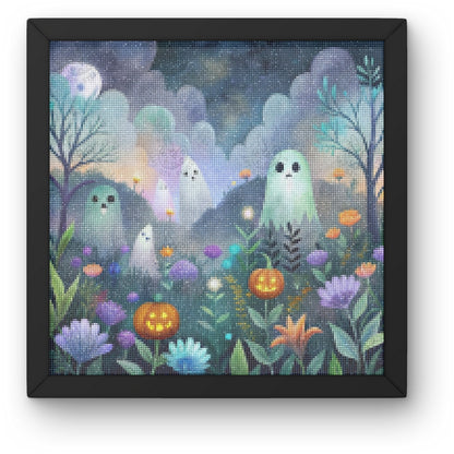 Artdiystudio Ghostly Garden Blooms Diy Diamond Painting Kit Craft Your Haunted Wonderland 3