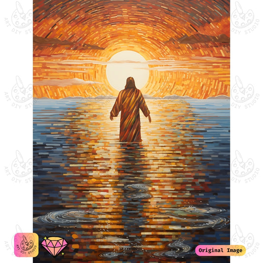 Artdiystudio Glow Of Eternity Diy Diamond Painting Kit A Radiant Celebration Of Faith