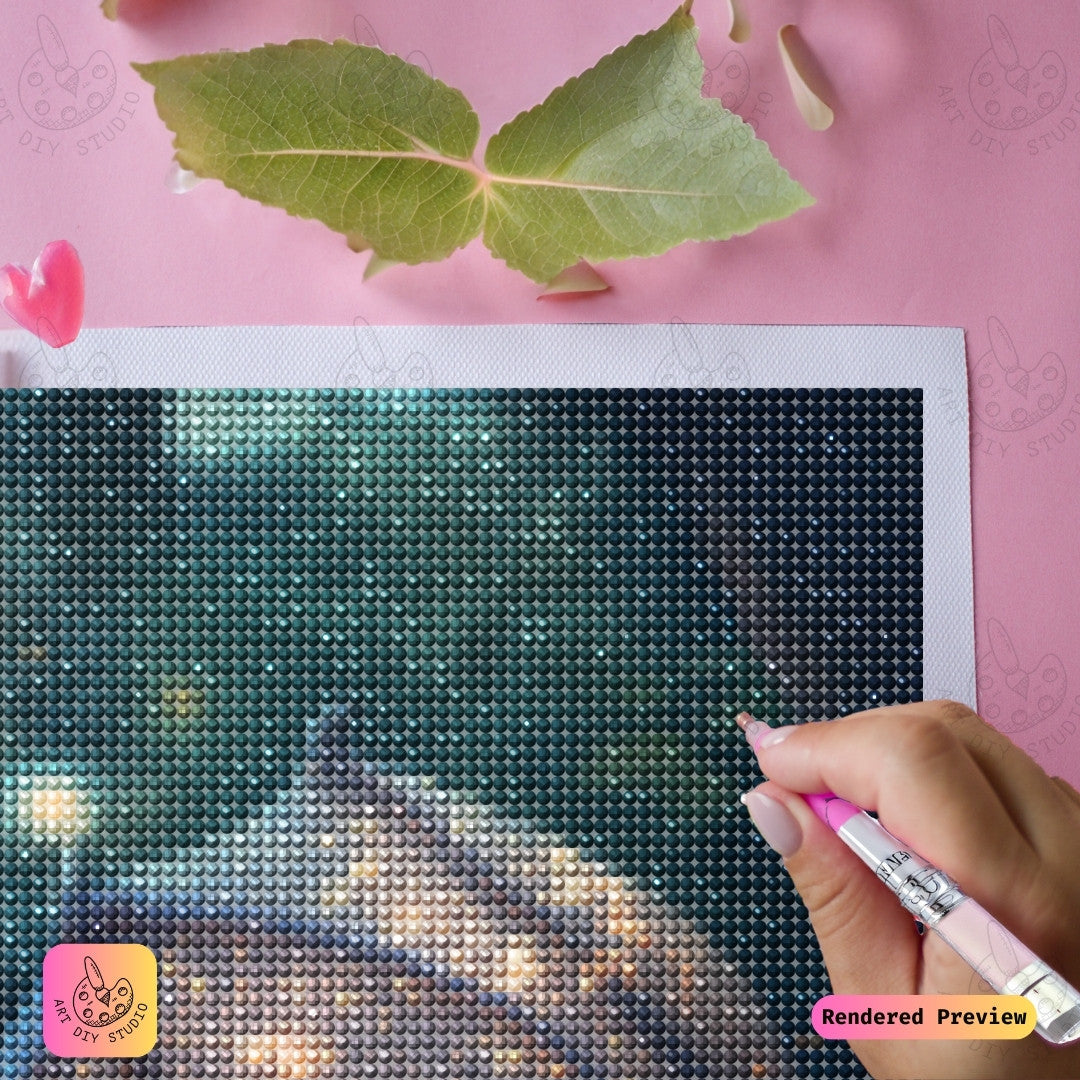 Artdiystudio Glowing Ember Guardian Diy Diamond Painting Kit A Radiant Tale In Art 4