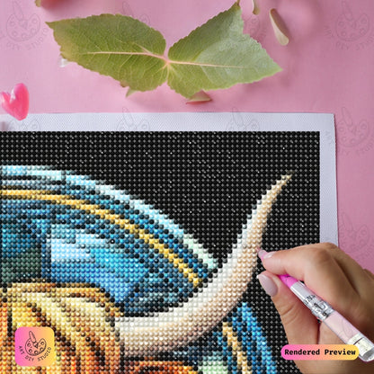 Artdiystudio Golden Highland Grace Diy Diamond Painting Kit A Timeless Masterpiece 4