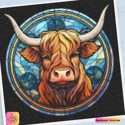 Artdiystudio Golden Highland Grace Diy Diamond Painting Kit A Timeless Masterpiece 6
