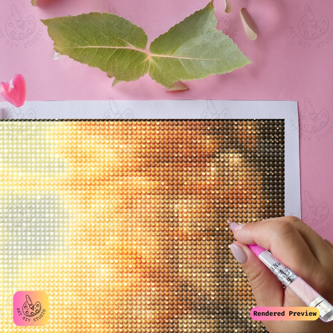 Artdiystudio Golden Stags Blessing Diy Diamond Painting Kit A Mystical Journey Through The Forest 3