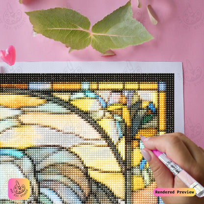 Artdiystudio Graceful Giants At Sunrise Diy Diamond Painting Kit Celebrate Natures Poetry 4