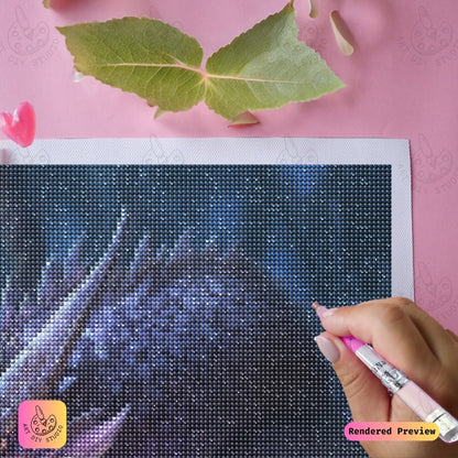 Artdiystudio Guardian Of The Amethyst Diy Diamond Painting Kit A Mystical Treasure Awaits 4
