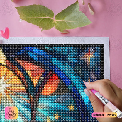 Artdiystudio Guiding Star Serenity Diy Diamond Painting Kit Capture Celestial Tranquility 4