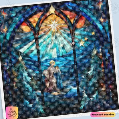Artdiystudio Guiding Star Serenity Diy Diamond Painting Kit Capture Celestial Tranquility 6