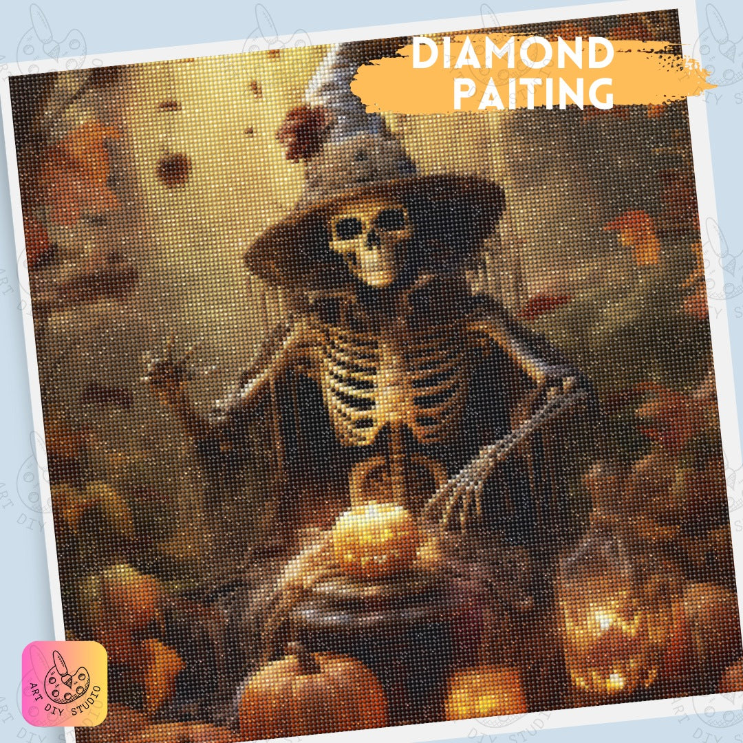 Artdiystudio Haunted Harvest Sentinel Diy Diamond Painting Kit Perfect Halloween Craft 4