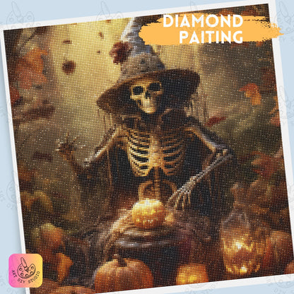 Artdiystudio Haunted Harvest Sentinel Diy Diamond Painting Kit Perfect Halloween Craft 4