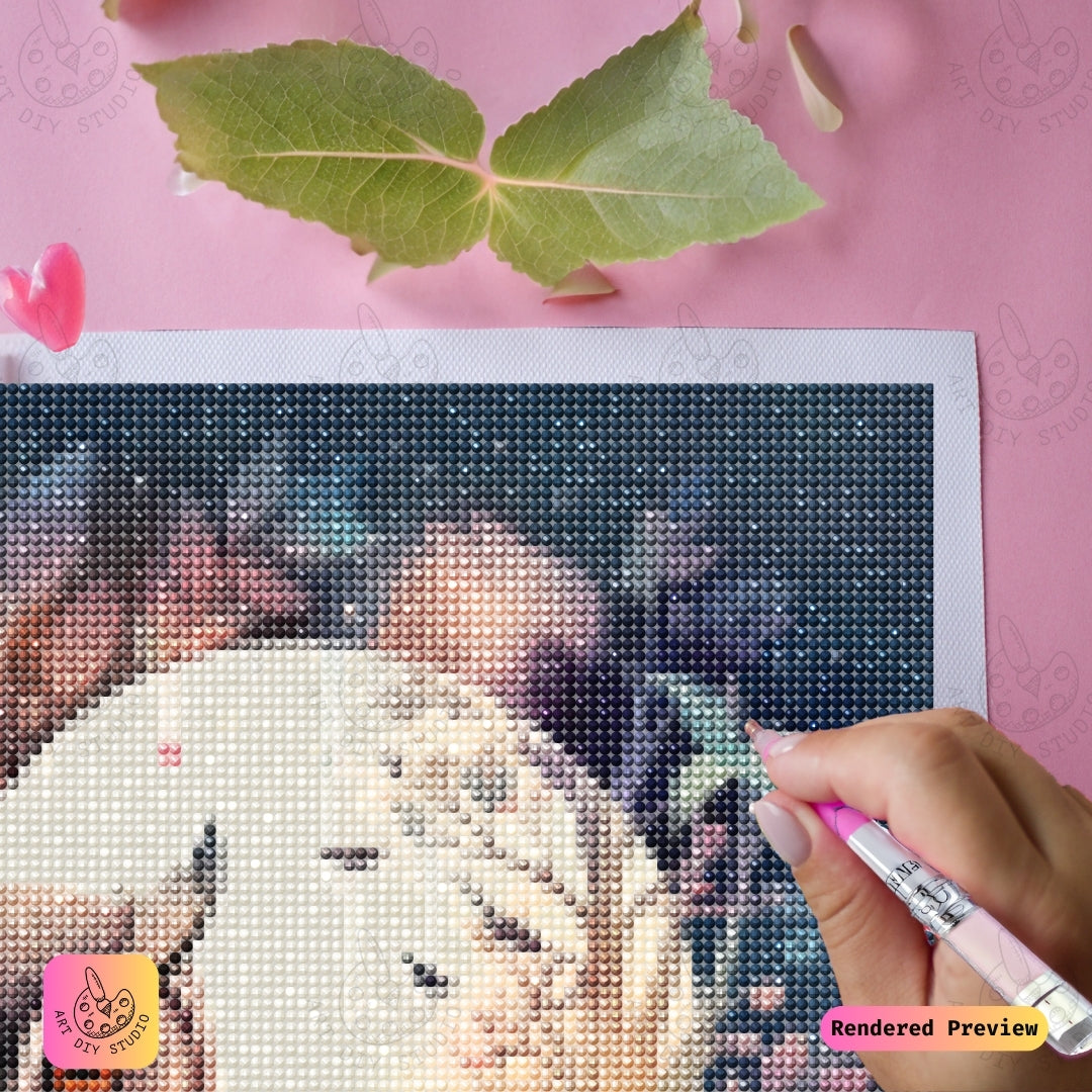 Artdiystudio Heart Of The Forest Owl Diy Diamond Painting Kit A Whimsical Romantic Scene 4