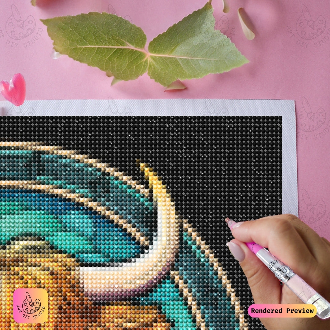 Artdiystudio Highland Bloom Majesty Diy Diamond Painting Kit Rustic Elegance In Every Gem 4