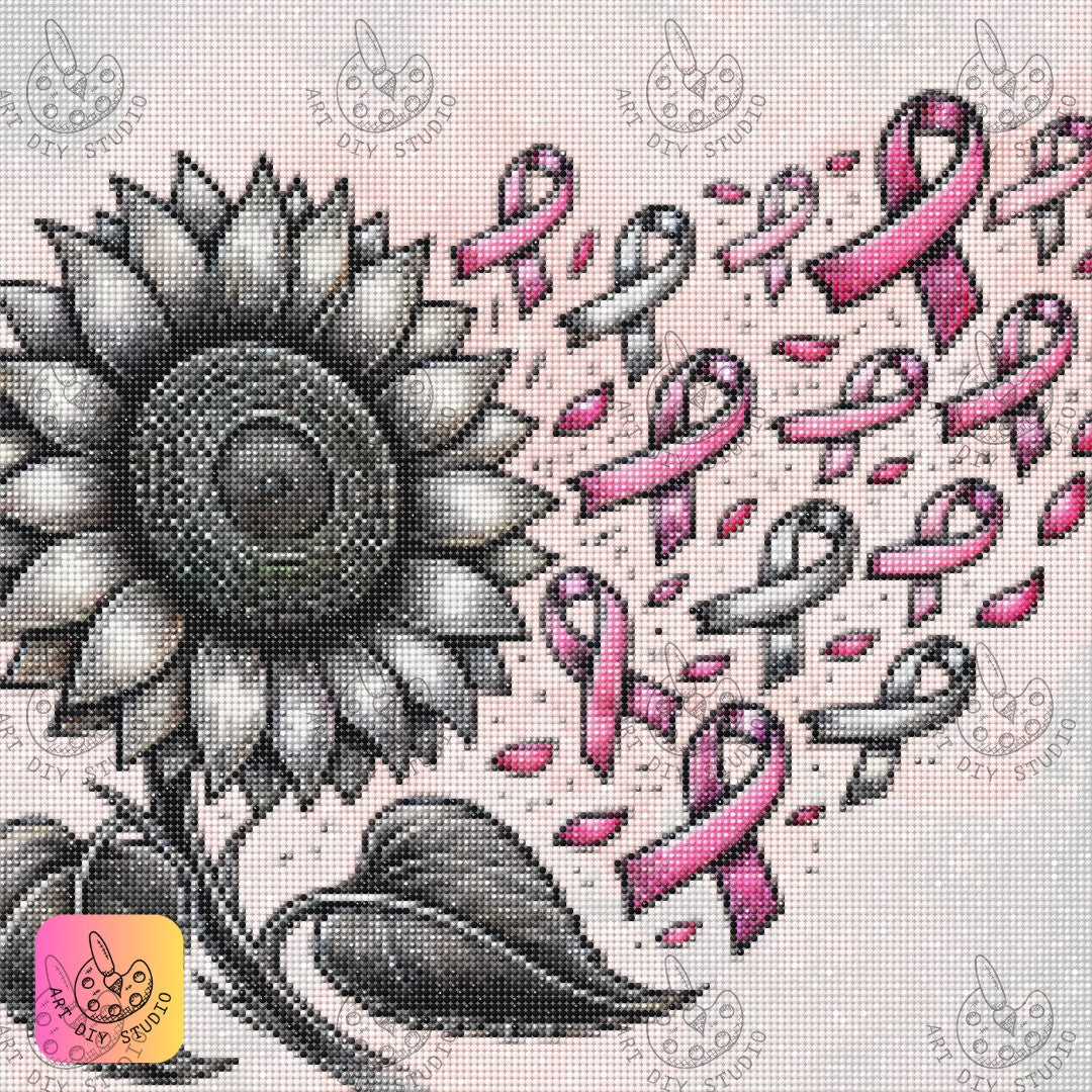 Artdiystudio Hope Blossoms Diy Diamond Painting Kit Crafting Strength Resilience 7