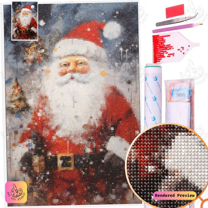 Artdiystudio Jolly Santa Claus Diy Diamond Painting Kit A Festive Holiday Masterpiece 2