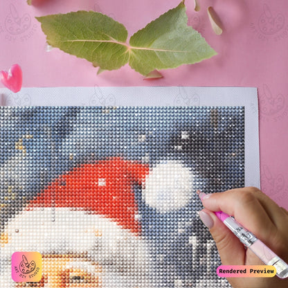 Artdiystudio Jolly Santa Claus Diy Diamond Painting Kit A Festive Holiday Masterpiece 3
