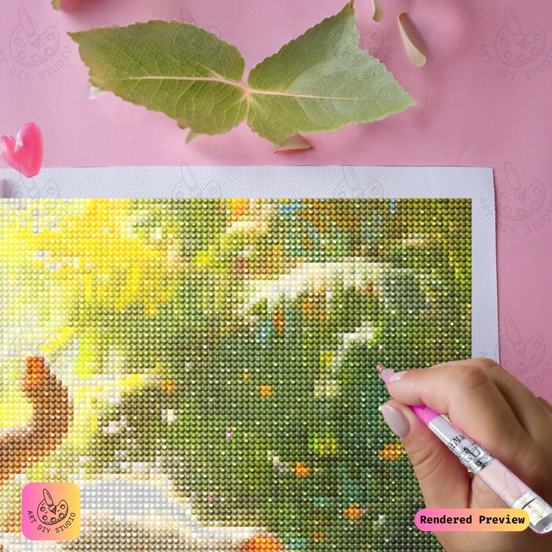 Artdiystudio Jungle Elephant Frolic Diy Diamond Painting Kit A Celebration Of Family Joy 4