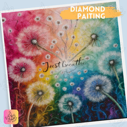Artdiystudio Just Breathe Blossoms Diy Diamond Painting Kit Embrace Mindfulness In Every Gem 4