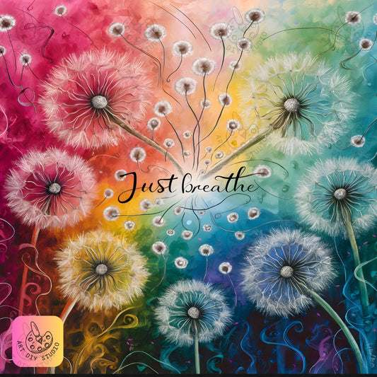 Artdiystudio Just Breathe Blossoms Diy Diamond Painting Kit Embrace Mindfulness In Every Gem 8