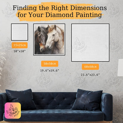 Artdiystudio Kindred Spirits Diy Diamond Painting Kit Capture The Bond Of Friendship