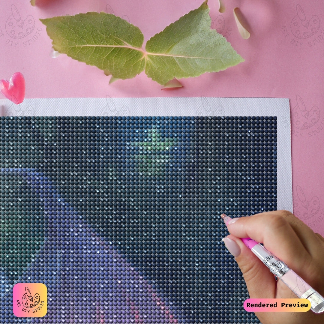 Artdiystudio Luminous Guardians Treasure Diy Diamond Painting Kit A Mystical Craft Journey 4