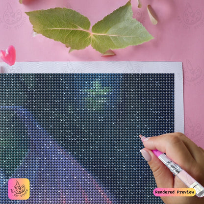 Artdiystudio Luminous Guardians Treasure Diy Diamond Painting Kit A Mystical Craft Journey 4