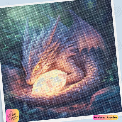 Artdiystudio Luminous Guardians Treasure Diy Diamond Painting Kit A Mystical Craft Journey 6