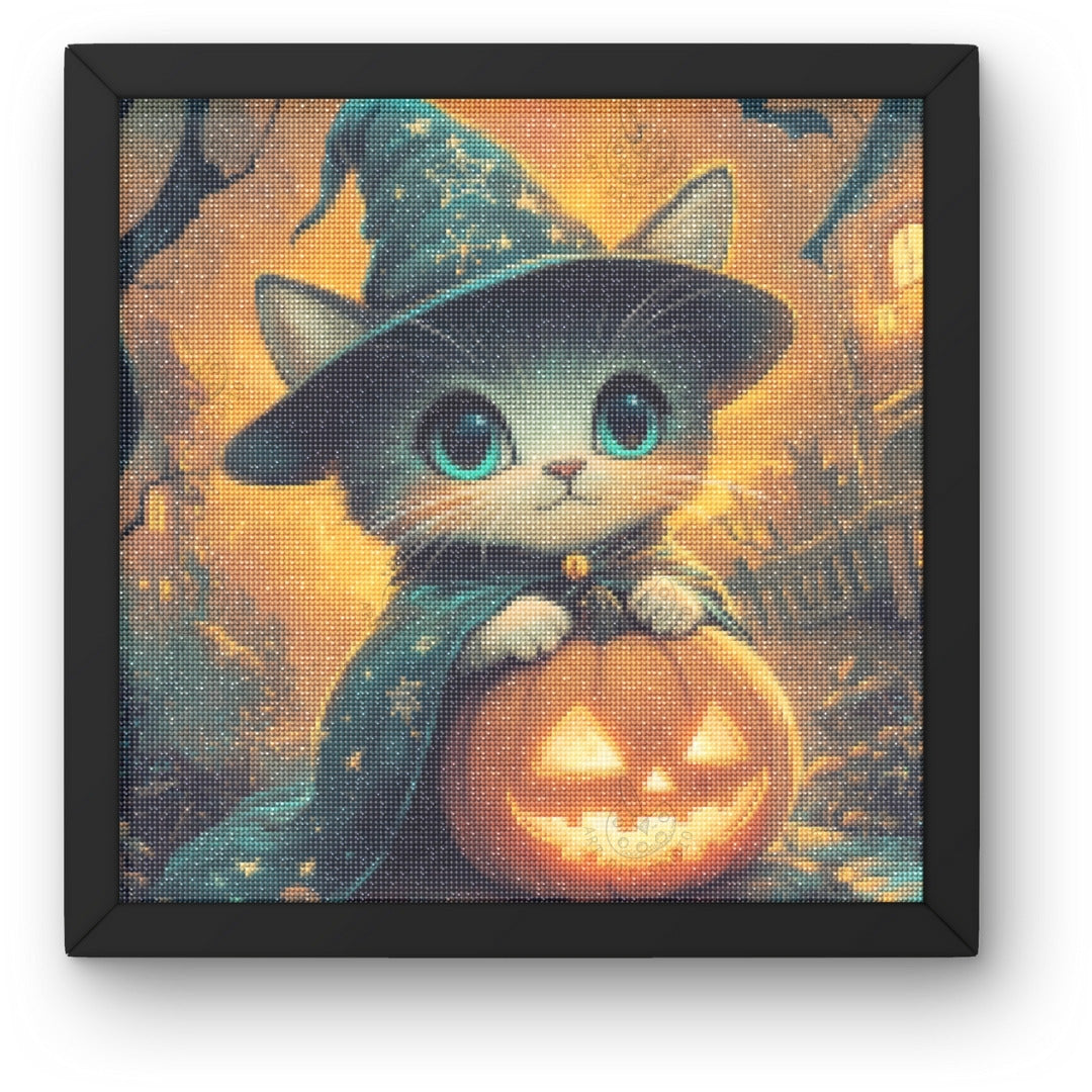 Artdiystudio Magic Meow Jack O Lantern Create A Cute And Spooky Diamond Art Masterpiece 3