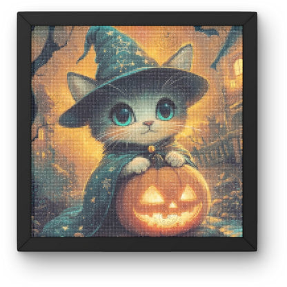 Artdiystudio Magic Meow Jack O Lantern Create A Cute And Spooky Diamond Art Masterpiece 3