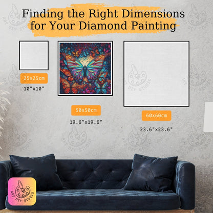 Artdiystudio Majestic Butterfly Symphony Diy Diamond Painting Kit Unleash Vibrant Creativity Product Image 2