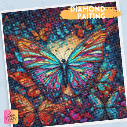 Artdiystudio Majestic Butterfly Symphony Diy Diamond Painting Kit Unleash Vibrant Creativity Product Image 5