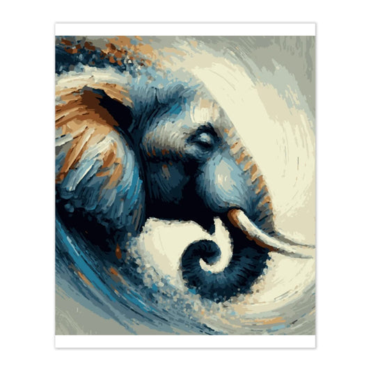 Artdiystudio Majestic Elephant Paint By Numbers Kit A Powerful Artistic Journey 3