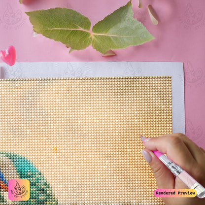 Artdiystudio Majestic Peacock Pair Diy Diamond Painting Kit A Regal Masterpiece Of Timeless Elegance 3