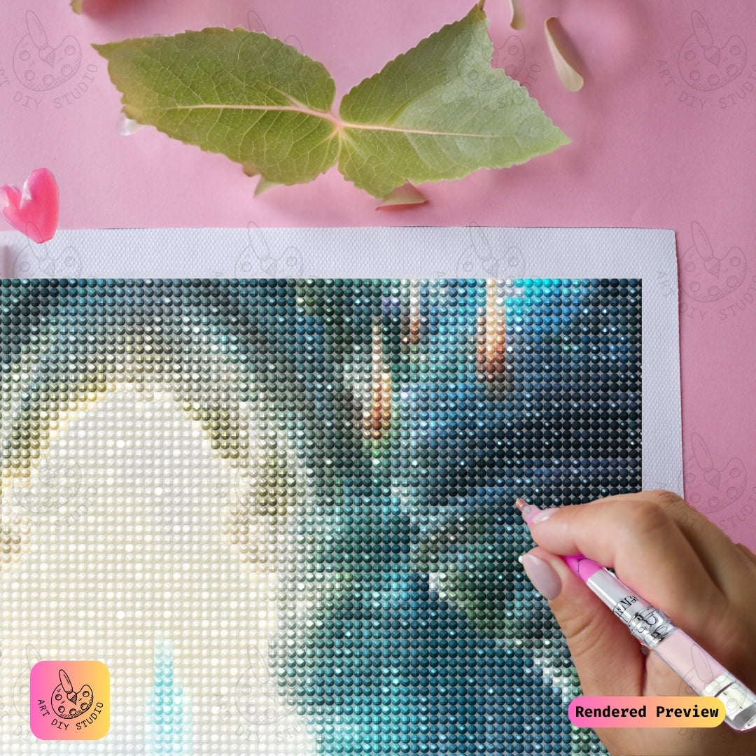 Artdiystudio Majestic Unicorn Gateway Diy Diamond Painting Kit A Portal To Mythical Wonder 4
