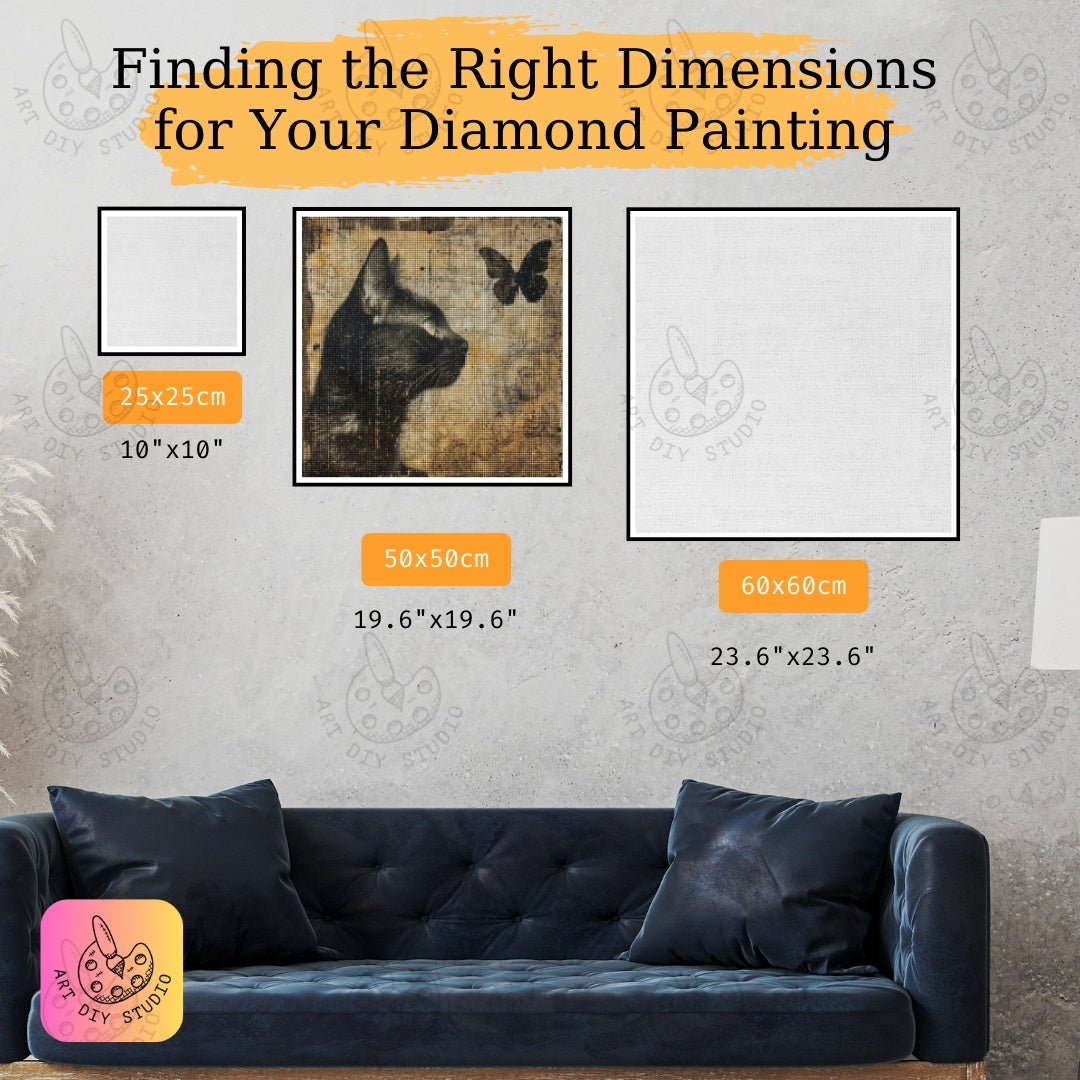 Artdiystudio Midnight Muse Enchantment Diy Diamond Painting Kit Captivating Gothic Charm Product Image 2