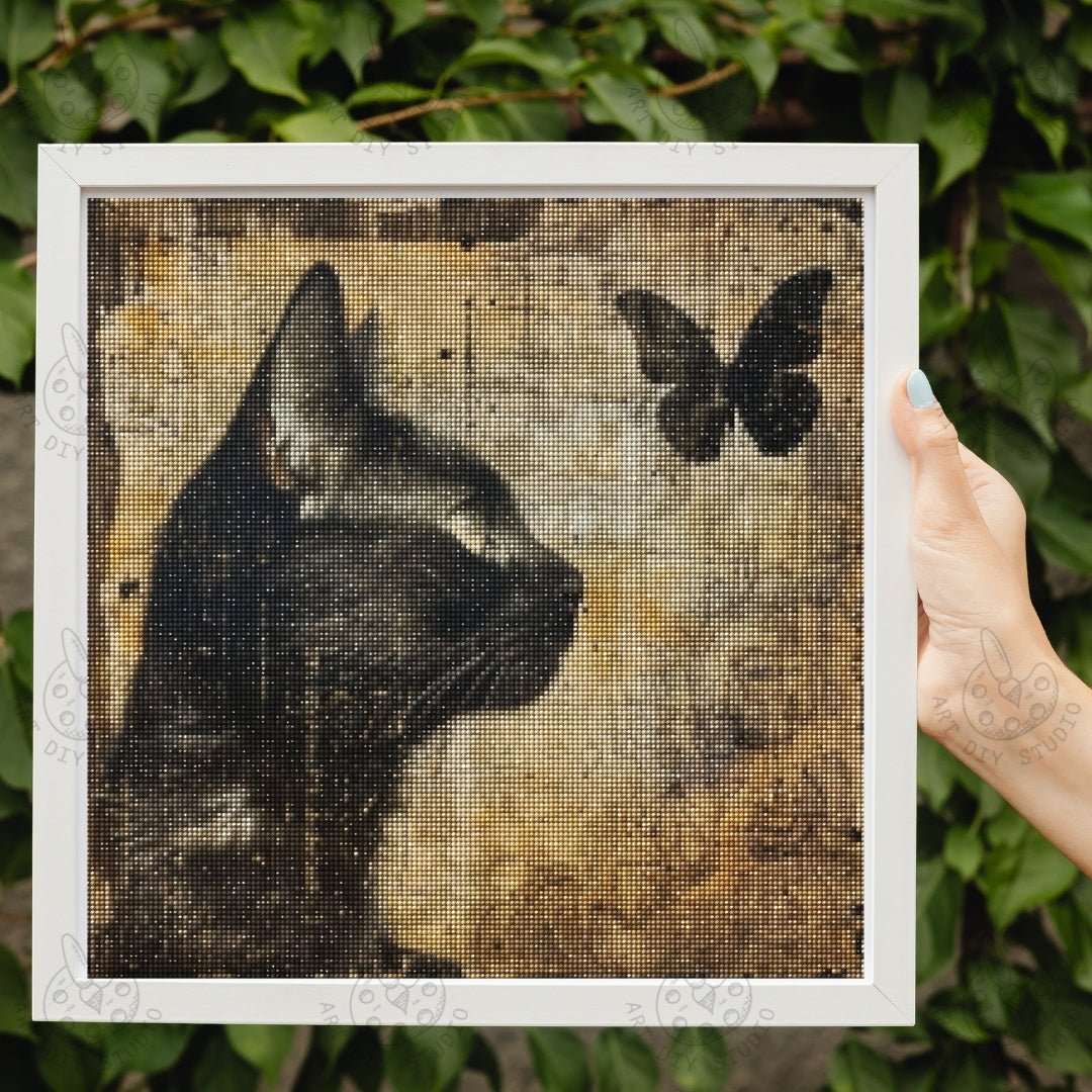 Artdiystudio Midnight Muse Enchantment Diy Diamond Painting Kit Captivating Gothic Charm Product Image 3