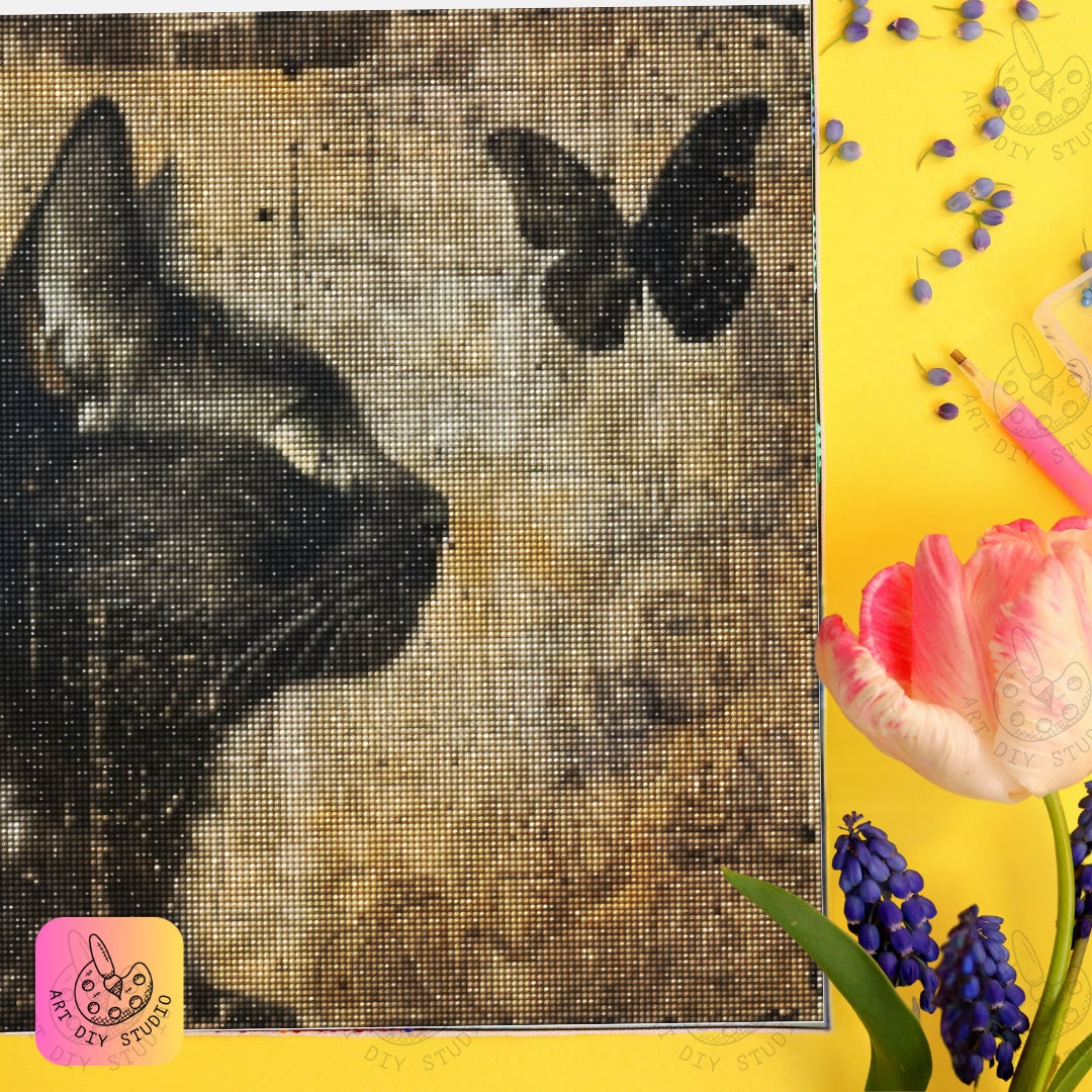 Artdiystudio Midnight Muse Enchantment Diy Diamond Painting Kit Captivating Gothic Charm Product Image 7