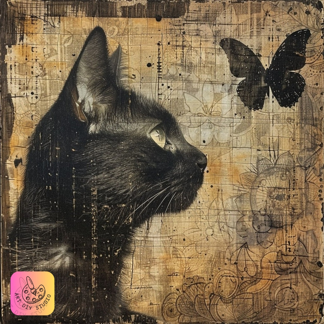 Artdiystudio Midnight Muse Enchantment Diy Diamond Painting Kit Captivating Gothic Charm Product Image 8