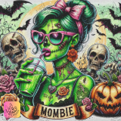 Artdiystudio Mombie Chic Diy Diamond Painting Kit Unleash Your Inner Undead Diva 7