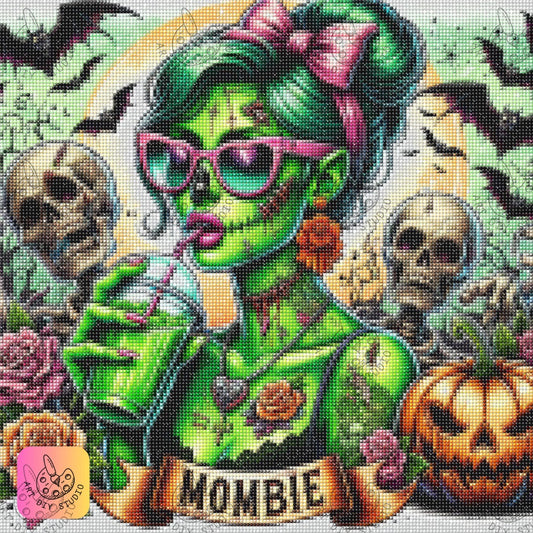 Artdiystudio Mombie Chic Diy Diamond Painting Kit Unleash Your Inner Undead Diva 7