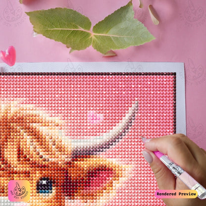 Artdiystudio Moo With Love Diy Diamond Painting Kit A Sweet Expression Of Affection 4