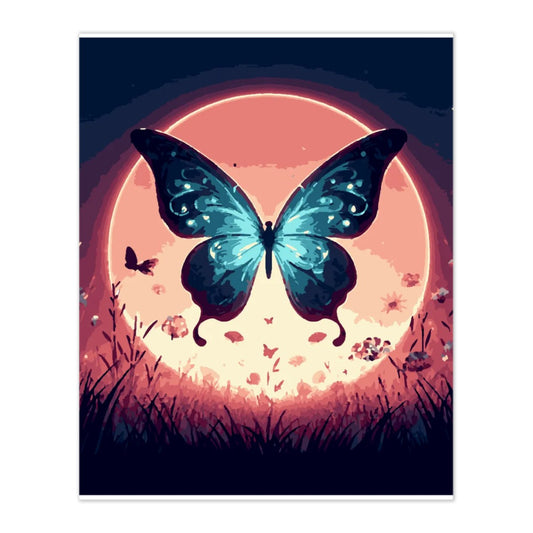Artdiystudio Moonlit Butterfly Paint By Numbers Kit A Mystical Nocturnal Beauty 4