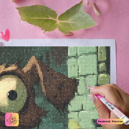 Artdiystudio Mutant Pooch Diy Diamond Painting Kit A Dark Whimsical Craft 3