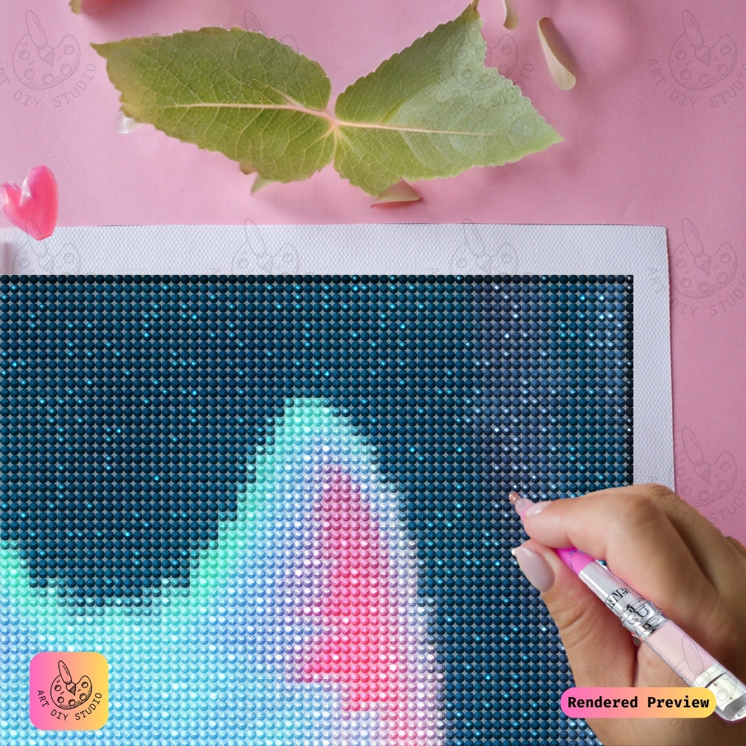 Artdiystudio Mystic Fox Glow Diy Diamond Painting Kit A Magical Nocturnal Vision 4