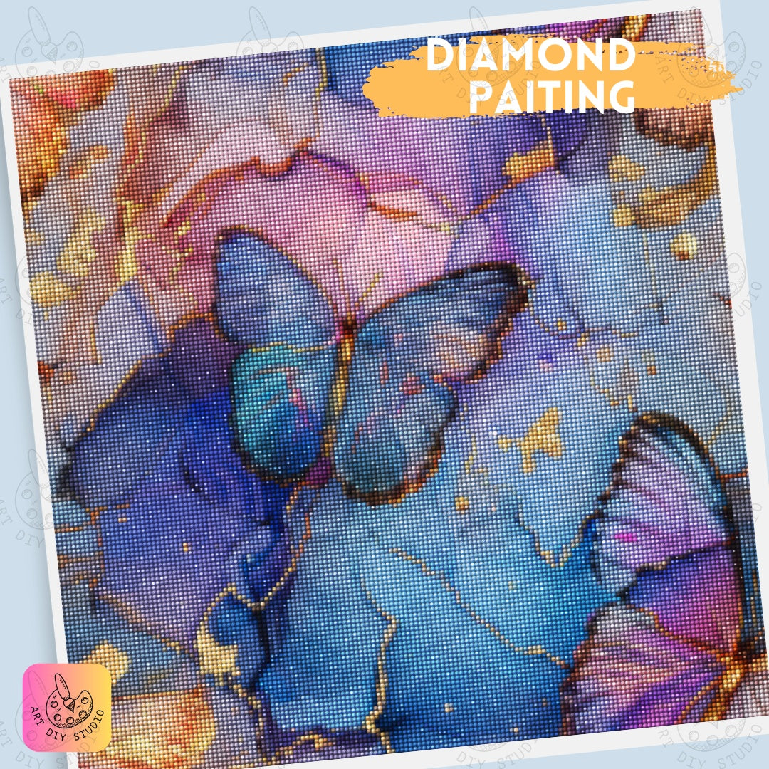 Artdiystudio Mystical Butterfly Dream Diy Diamond Painting Kit A Dance Of Light And Color Product Image 5