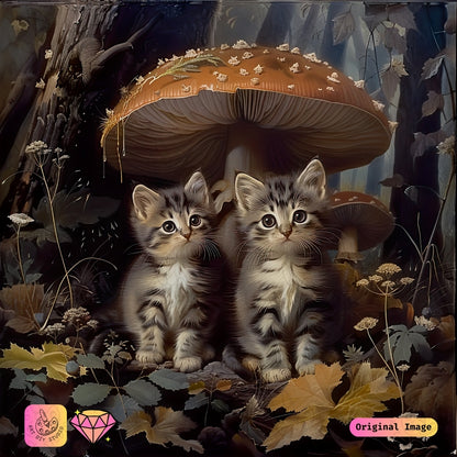 Artdiystudio Mystical Forest Companions Diy Diamond Painting Kit A Serene Woodland Adventure